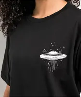 Melodie Our Spaceship Black T-Shirt