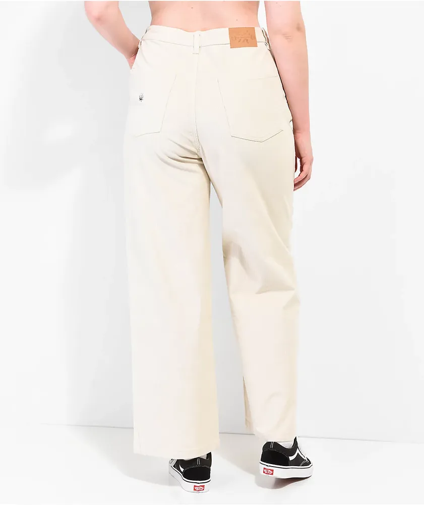 Melodie Out Of My Way Natural Corduroy Pants