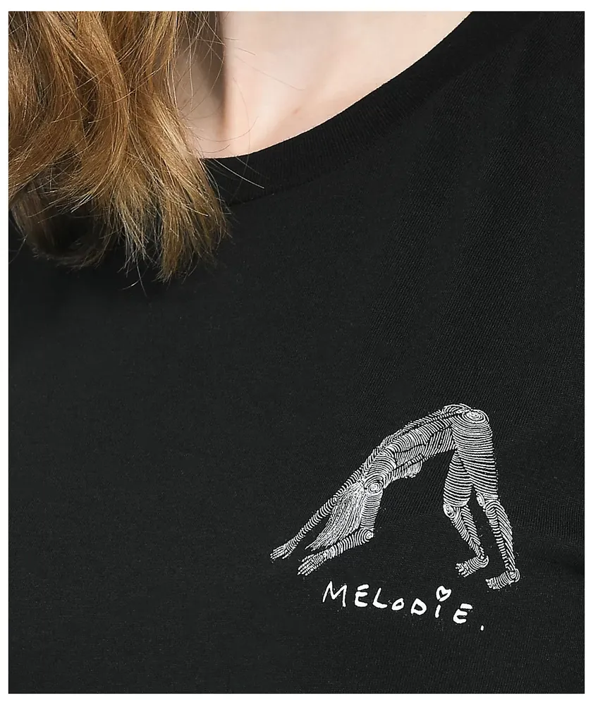 Melodie Perspective Black T-Shirt