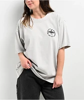 Melodie Pretty Wings Oversized Grey T-Shirt