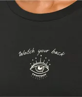 Melodie Watch Your Back Black T-Shirt