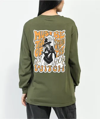 Melodie Witch Season Green Long Sleeve T-shirt