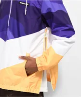 Members Only 1975 Purple, White & Yellow Anorak Jacket