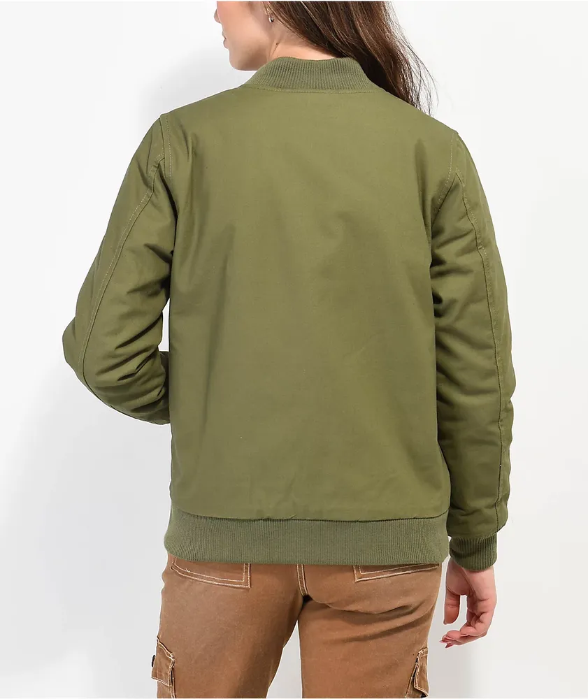 Members Only Duck Green Bomber Jacket