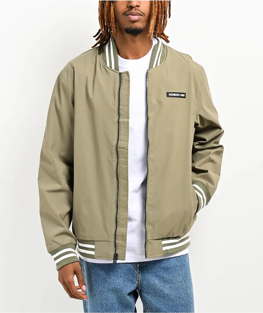Members Only Green Bomber Jacket
