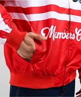 Members Only Racing Team Red Zip Jacket