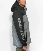 Members Only Reflective Split Puffer Jacket