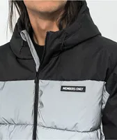 Members Only Reflective Split Puffer Jacket