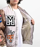 Members Only Tiger Tan Bomber Jacket