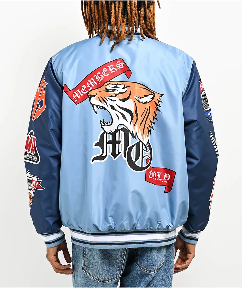 Members Only Tigers Blue Letterman Jacket