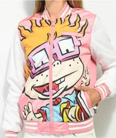 Members Only X Nickelodeon Chucky Pink Varsity Jacket