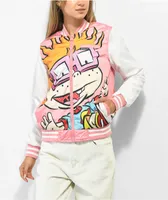 Members Only X Nickelodeon Chucky Pink Varsity Jacket