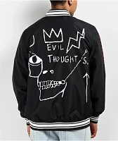 Members Only x Jean Michel Basquiat Black Bomber Jacket