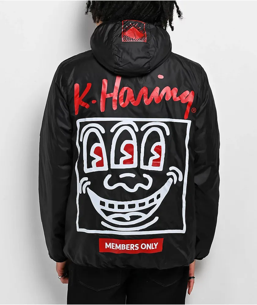 Members Only x Keith Haring Reversible Puffer Jacket
