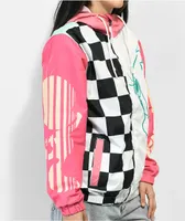 Members Only x Looney Tunes Tweety Bird Pink & Blue Windbreaker Jacket