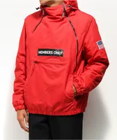 Members Only x NASA Red Anorak Jacket