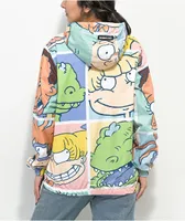 Members Only x Nickelodeon Rugrats FZ Blue & Green Windbreaker Jacket