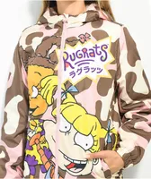 Members Only x Nickelodeon Rugrats Pink & Brown Snorkel Jacket