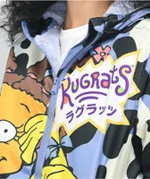 Members Only x Nickelodeon Rugrats Purple Camo Windbreaker Jacket