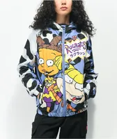 Members Only x Nickelodeon Rugrats Purple Camo Windbreaker Jacket