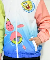 Members Only x Nickelodeon SpongeBob Chillin' White Hooded Windbreaker Jacket