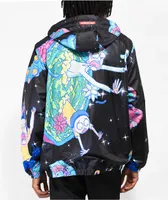 Members Only x Rick & Morty Black Windbreaker Jacket