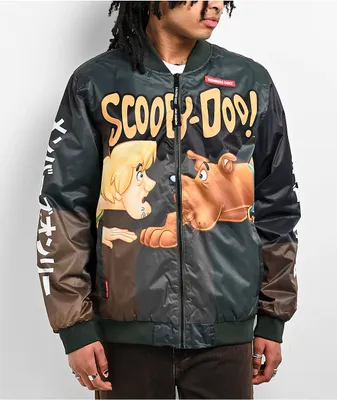Members Only x Scooby Doo Prowl Green Bomber Jacket
