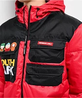 Members Only x South Park Red Puffer Jacket