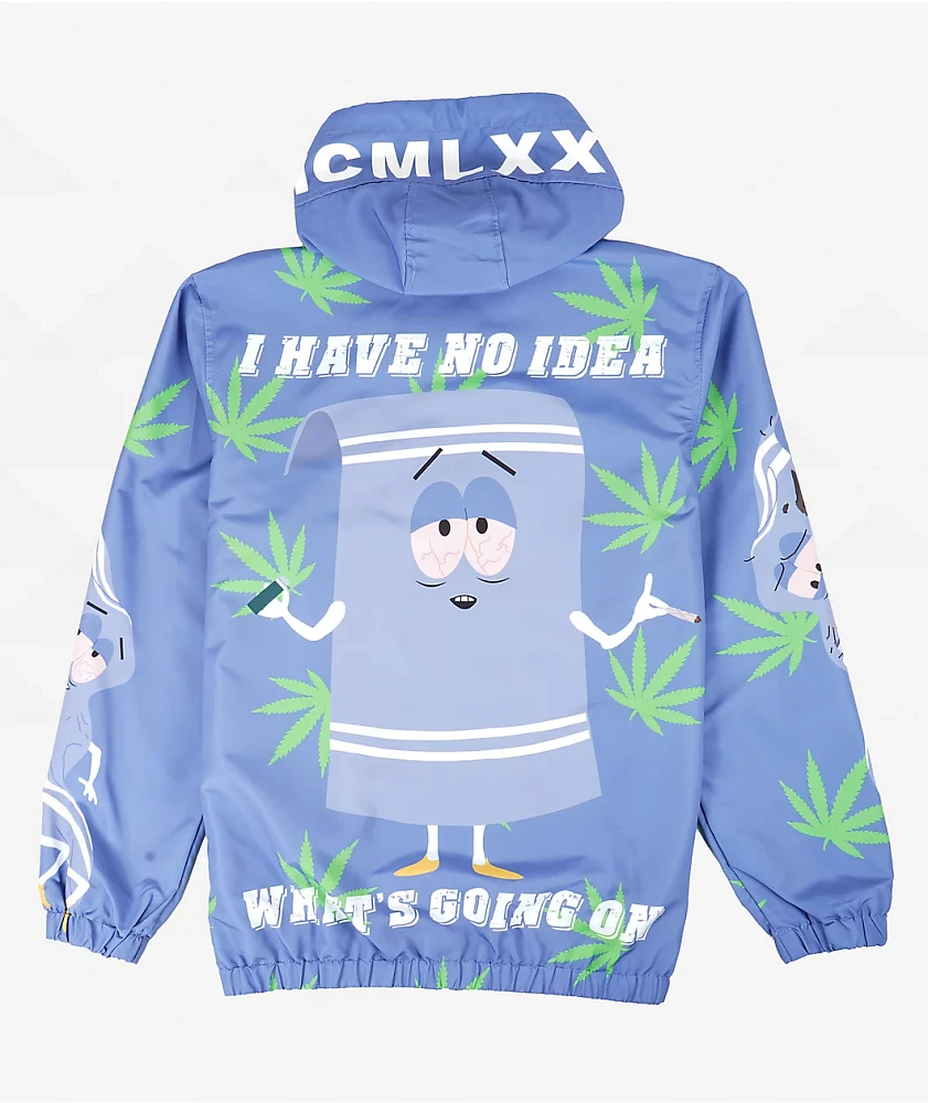 Members Only x South Park Towelie Windbreaker Jacket