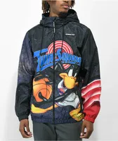 Members Only x Space Jam: A New Legacy Daffy Dunk Black Windbreaker Jacket