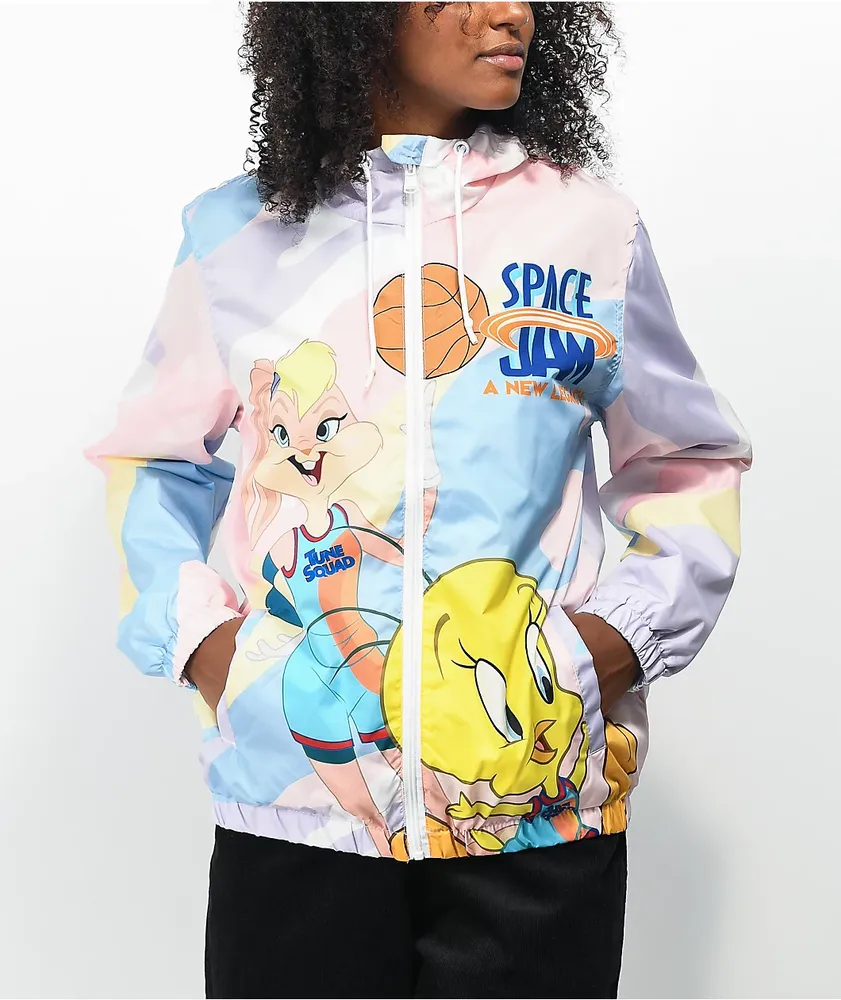 Members Only x Space Jam: A New Legacy Tune Squad Pink Windbreaker