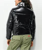Members Only x Space Jam A New Legacy Hi Shine Black Puffer Jacket