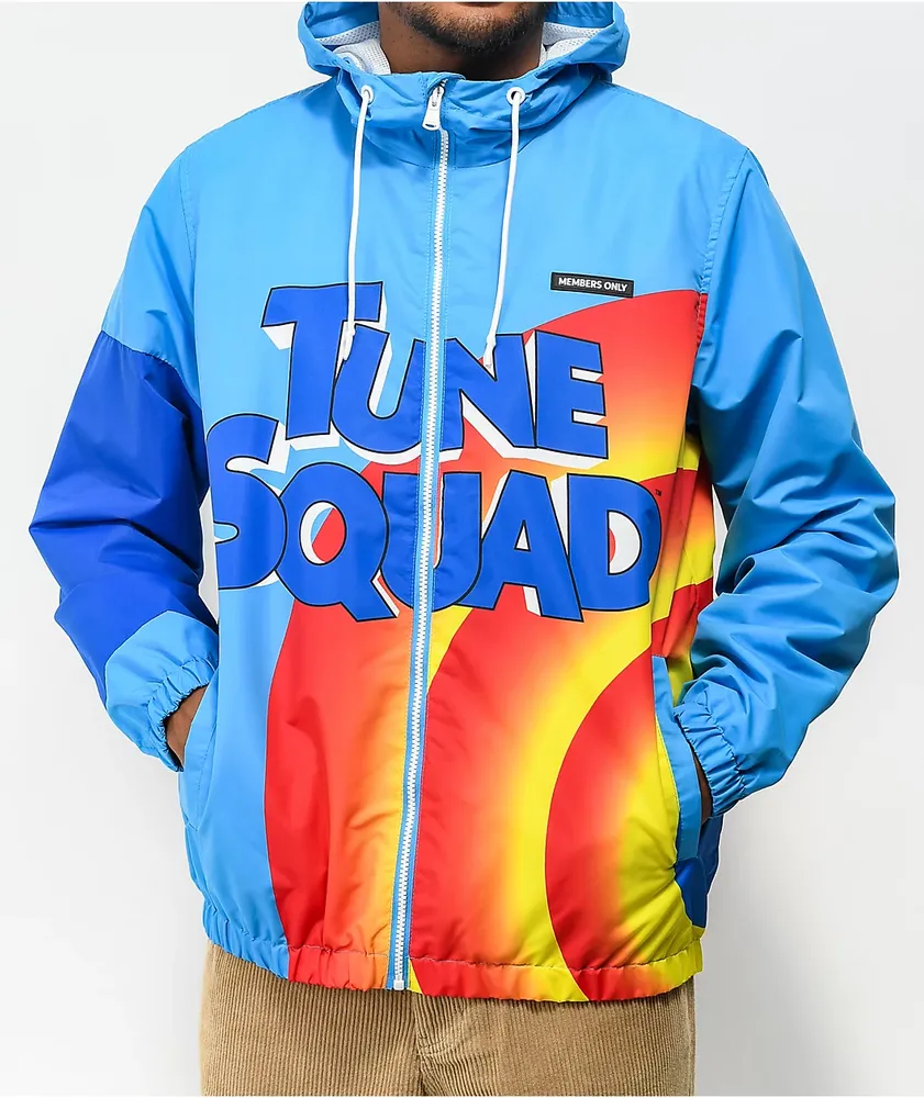 Members Only x Space Jam A New Legacy Tune Squad Blue Windbreaker Jacket