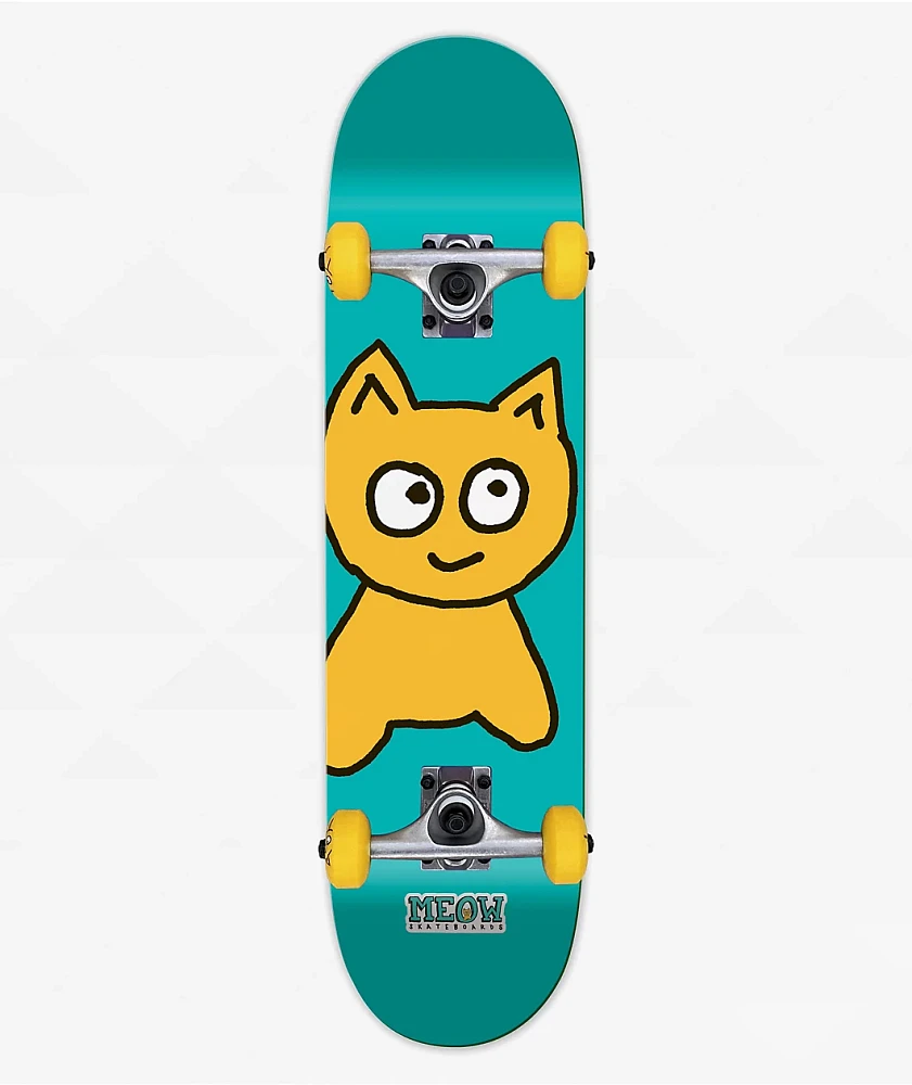 Meow Big Cat 7.25" Assembled Skateboard Complete