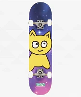 Meow Big Cat Galaxy 7.75" Skateboard Complete