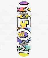 Meow Logo Tie Dye 7.5" Skateboard Complete