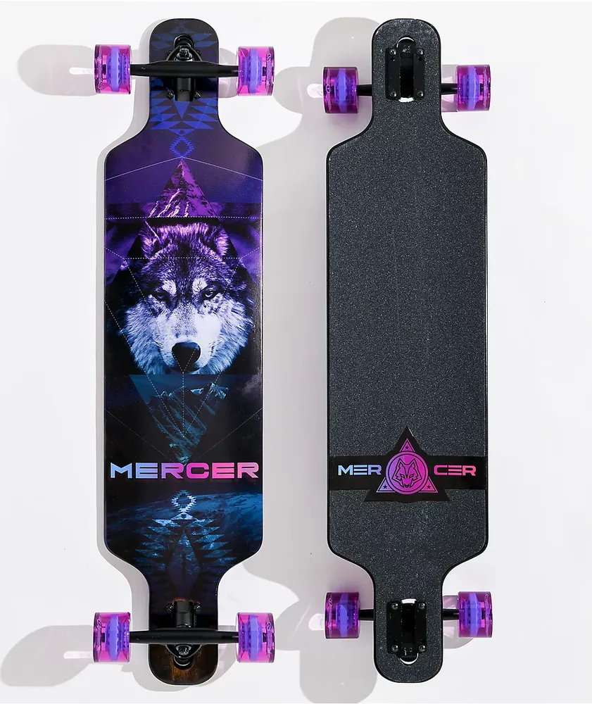 Mercer Mystic Wolf 2.0 40" Drop Through Longboard Complete