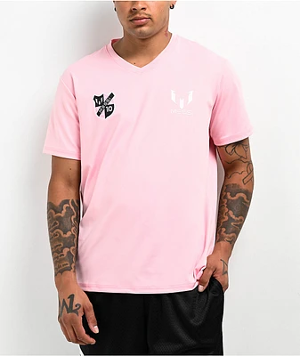 Messi Pink Soccer Jersey