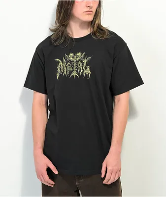 Metal Ancient Logo Black T-Shirt