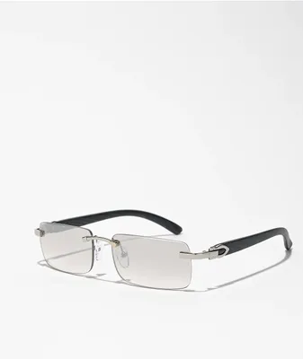 Migos Bling Grey Frameless Sunglasses