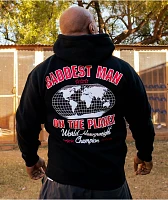 Mike Tyson Baddest Black Zip Hoodie