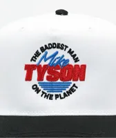 Mike Tyson Baddest Man White & Black Snapback Hat
