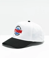 Mike Tyson Baddest Man White & Black Snapback Hat