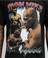 Mike Tyson Cloud Collage Black T-Shirt