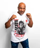 Mike Tyson Halftone White T-Shirt