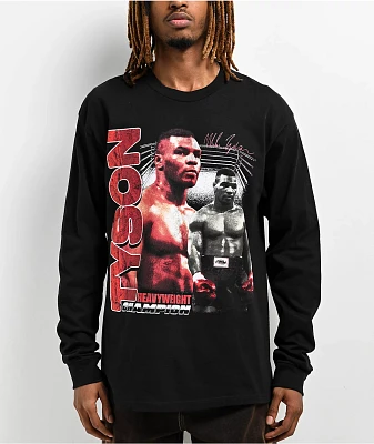 Mike Tyson Heavyweight Champion Black Long Sleeve T-Shirt