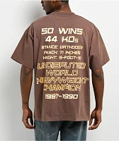 Mike Tyson In Your Face Brown T-Shirt