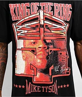 Mike Tyson King Of The Ring Portrait Black T-Shirt