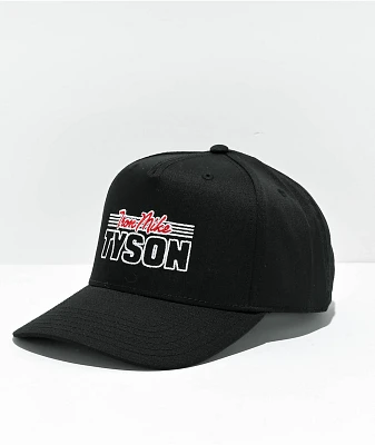 Mike Tyson Outline Black Snapback Hat