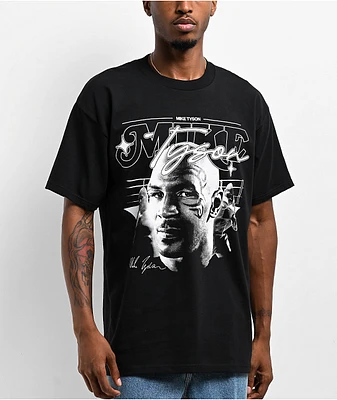 Mike Tyson Retro Ring Black T-Shirt